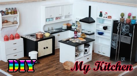 blue metal doll house kitchen stuff|Miniature Kitchen .